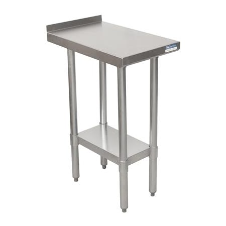 Bk Resources Stainless Steel Filler Table With Undershelf, 1 1/2" Riser 24"Wx30"D SFTS-2430